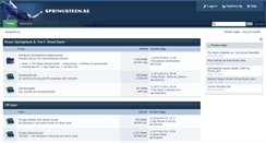 Desktop Screenshot of forum.springsteen.se
